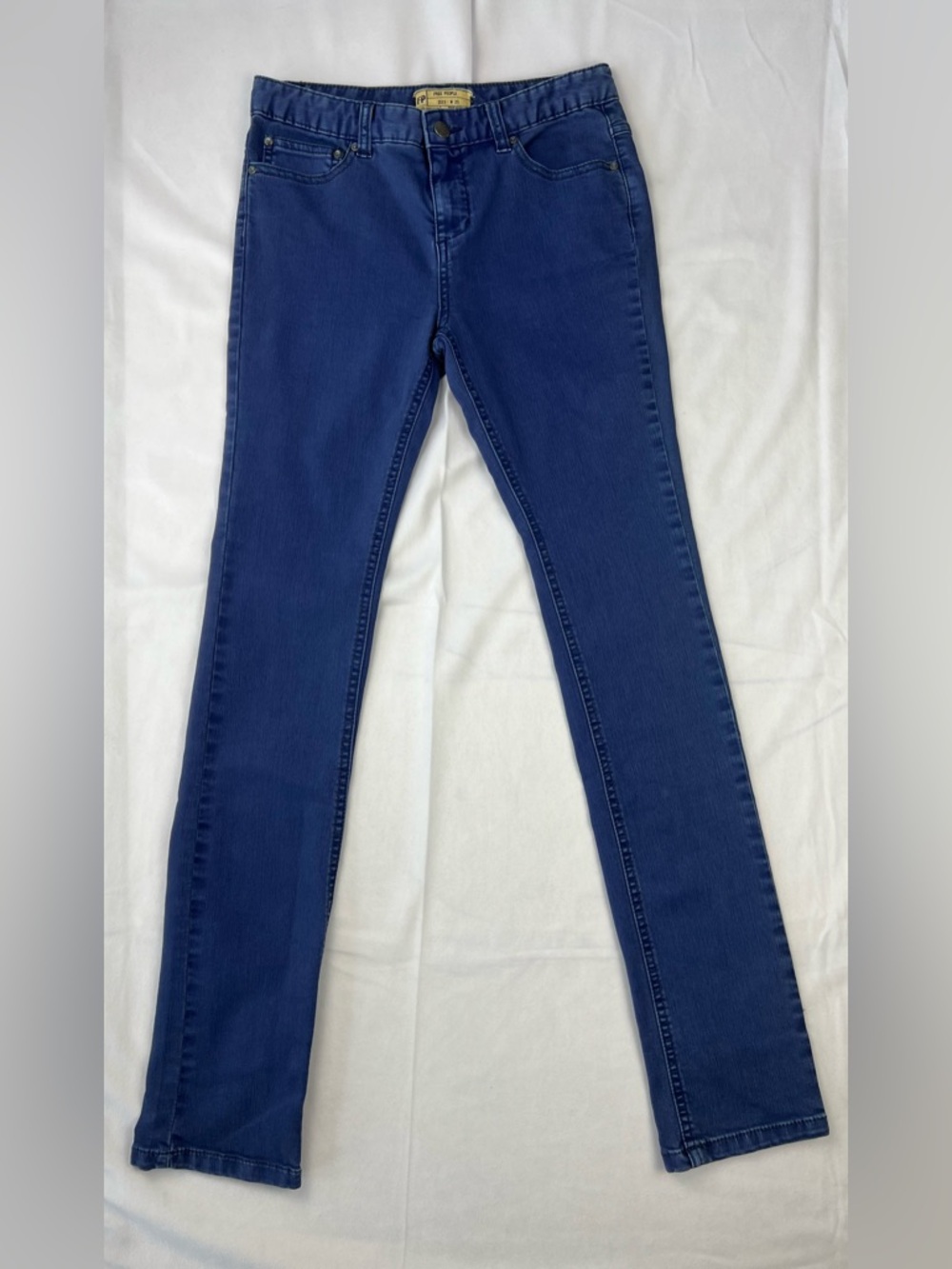 Free People Cobalt Blue Skinny Ankle Jeans - Size 25